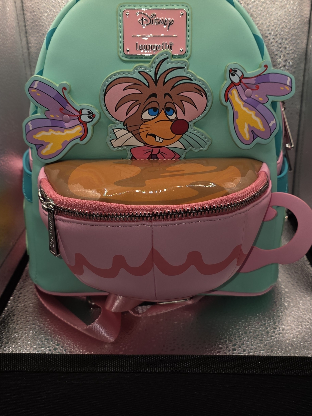 Disney Loungefly Alice In Wonderland Dormouse Teacup Mini Backpack NWT
